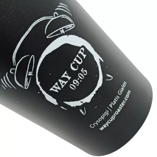 Ποτήρι Θερμός 350ml Μαύρο - Image 3